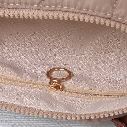 Quilted Puffer Satchel/Crossbody Bag