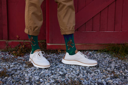 Men's Bigfoot is Real Bamboo Blend Novelty Crew Sock