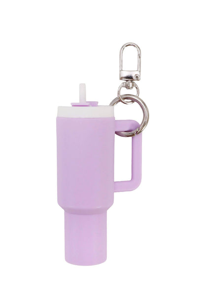 Colorful Mini Matte Tumbler Cup Key Chain