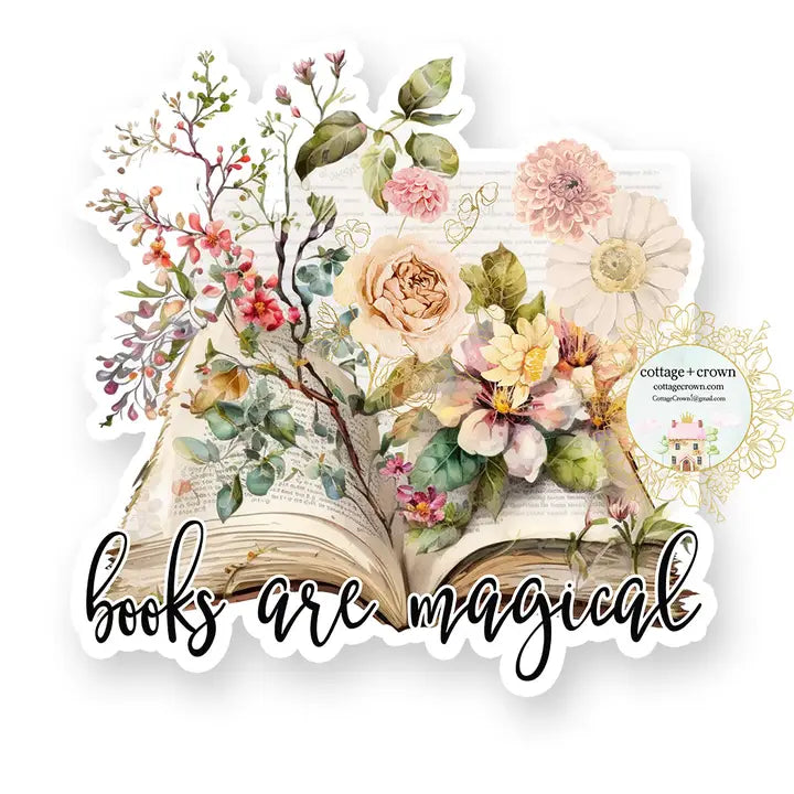 Books Are Magical Sticker