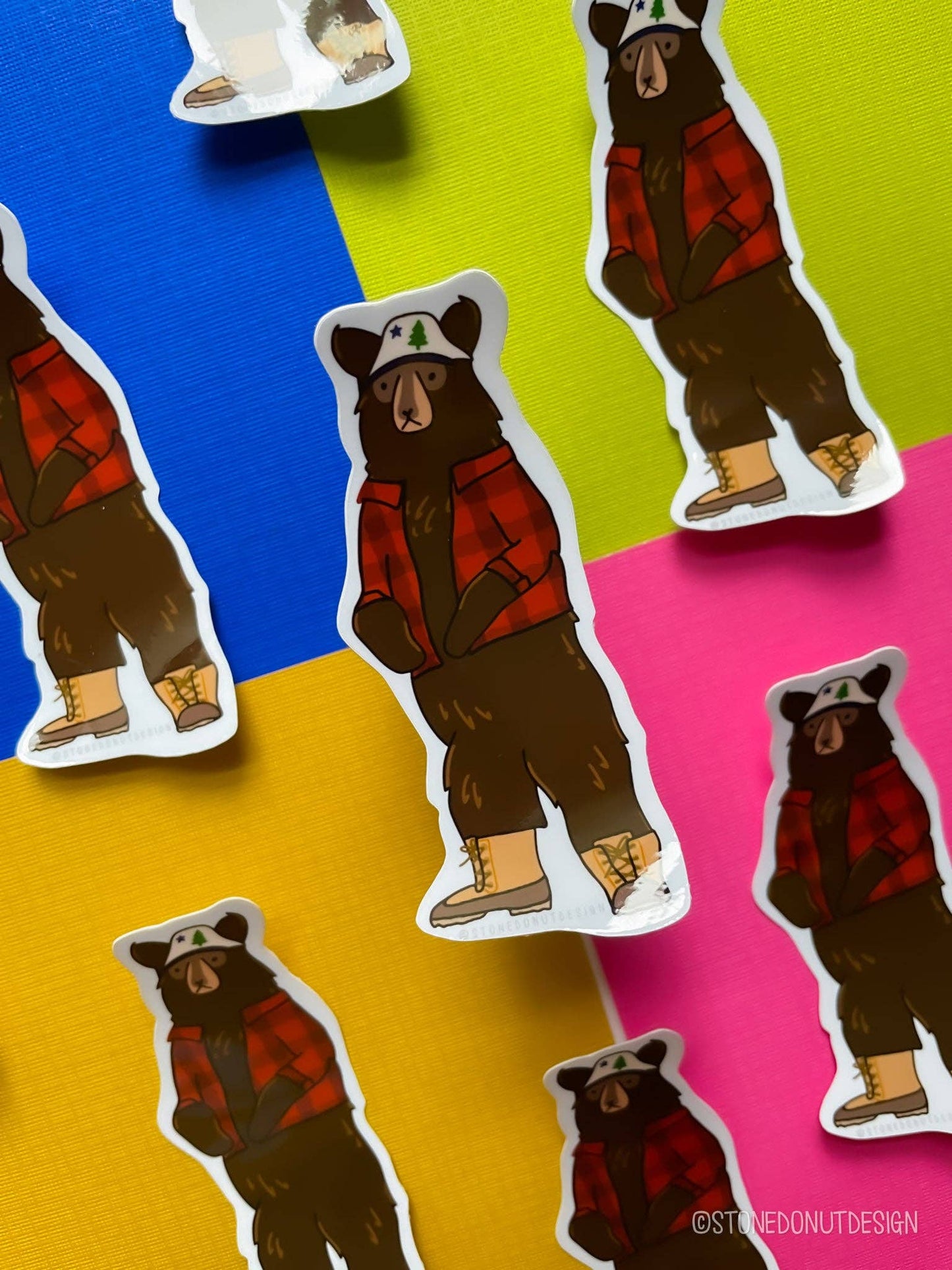 Maine Black Bear Vinyl Sticker