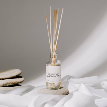 Driftwood and Mahogany Clear Reed Diffuser - Home Fragrance