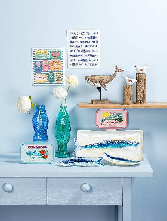 Sardine Rectangle Plate-3 Assorted-4.5x6.5"L