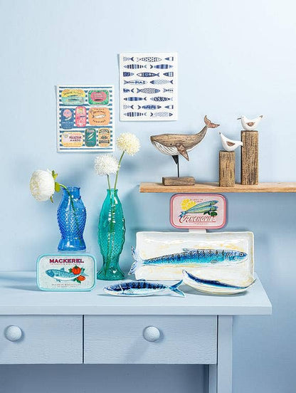 Sardine Rectangle Plate-3 Assorted-4.5x6.5"L