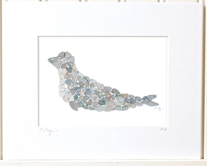 Coastal art | Seal art print
