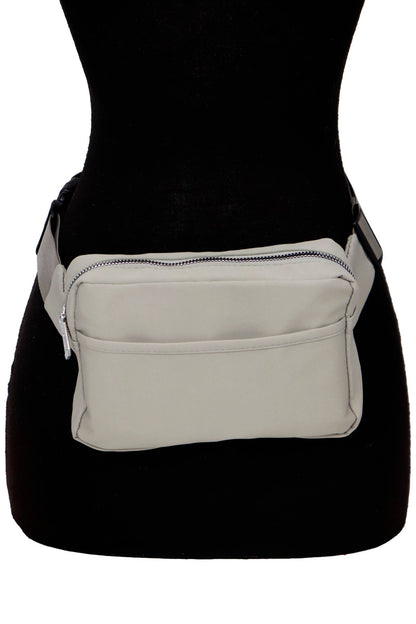 Minimal Matte Neutral Solid Belt Bag Fanny Pack