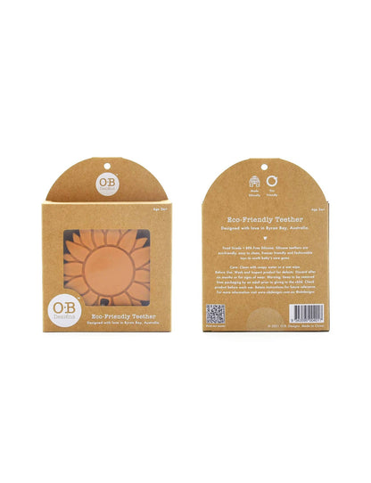 Silicone Sunflower Teether | Ginger