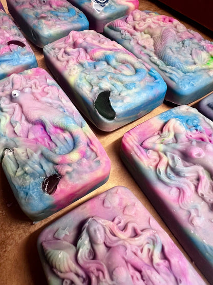 90s Hippie Hidden Sea Glass Sea Salt Soap