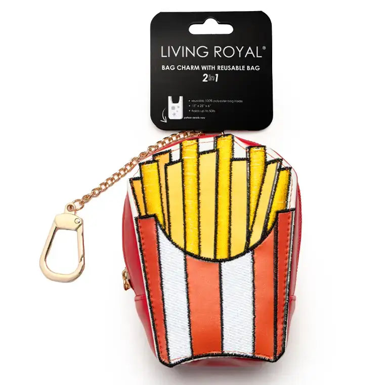 2-in-1 Bag Charm & Reusable Shopper Bag - Canned Sardines