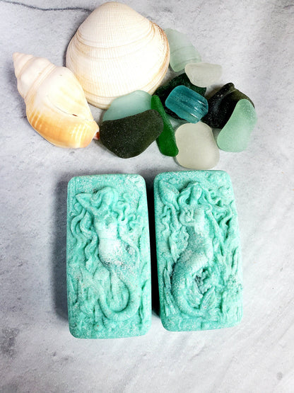 Sea Salt and Sea Glass Sea Glass Salt Soap