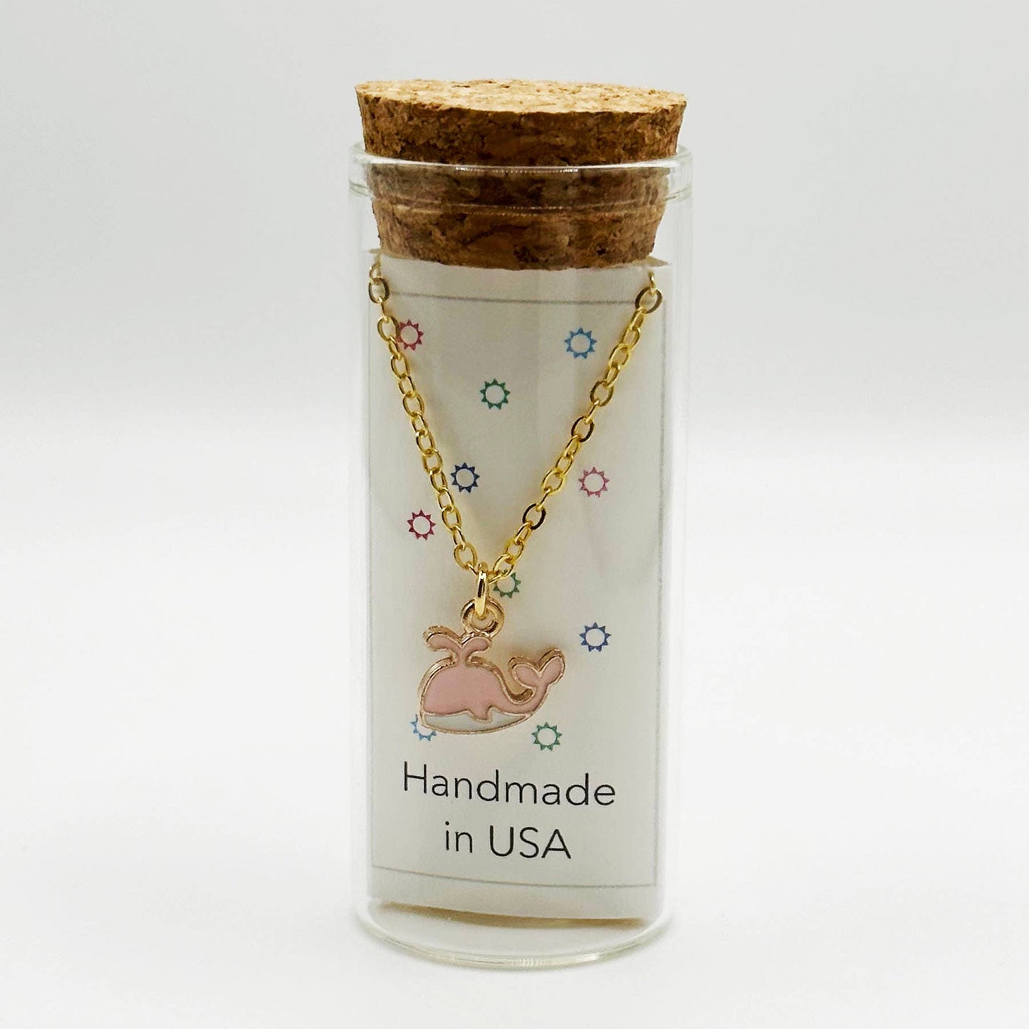 Under The Sea Charm Necklace in a Bottle - 16 Inch