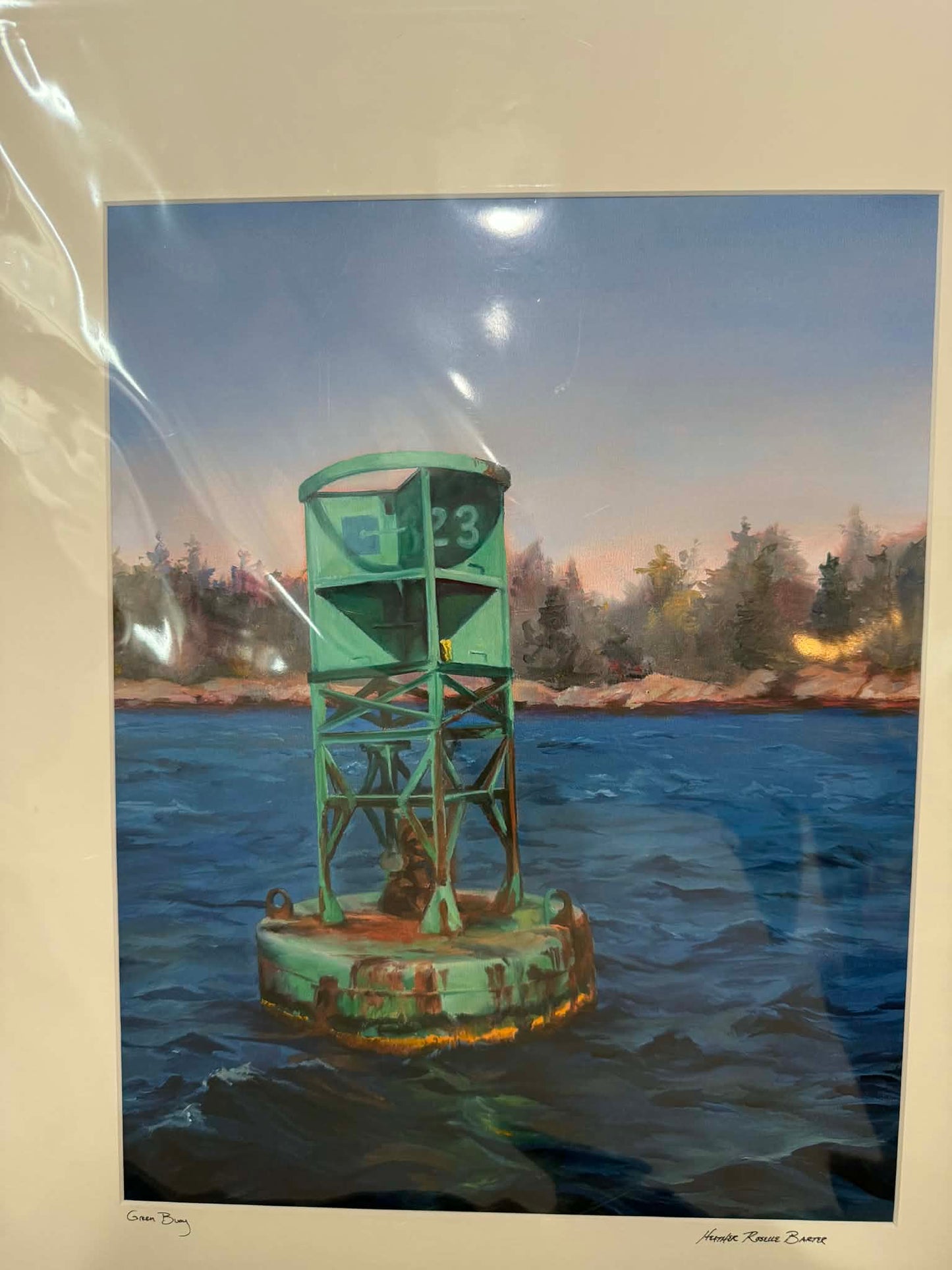 Heather Roselle Barter Fine Art - Green Buoy