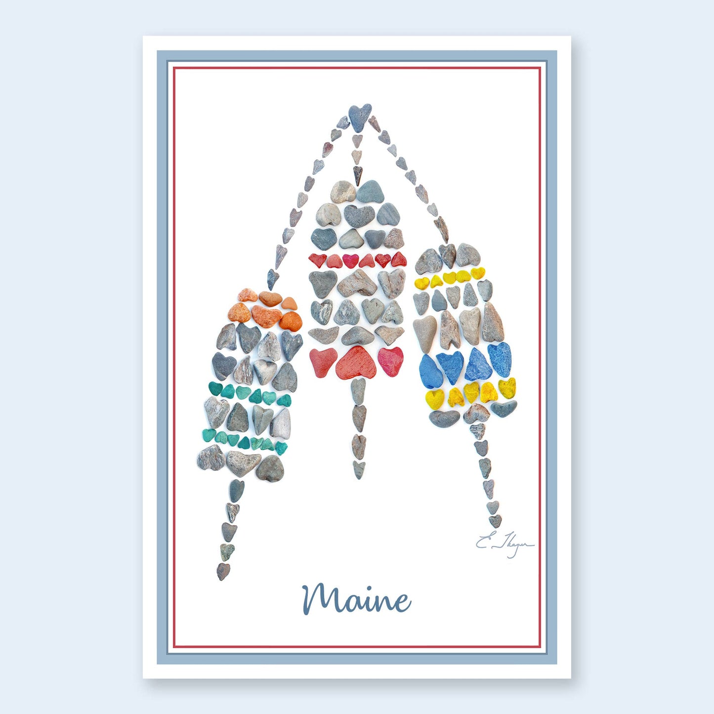 Maine Buoys postcard