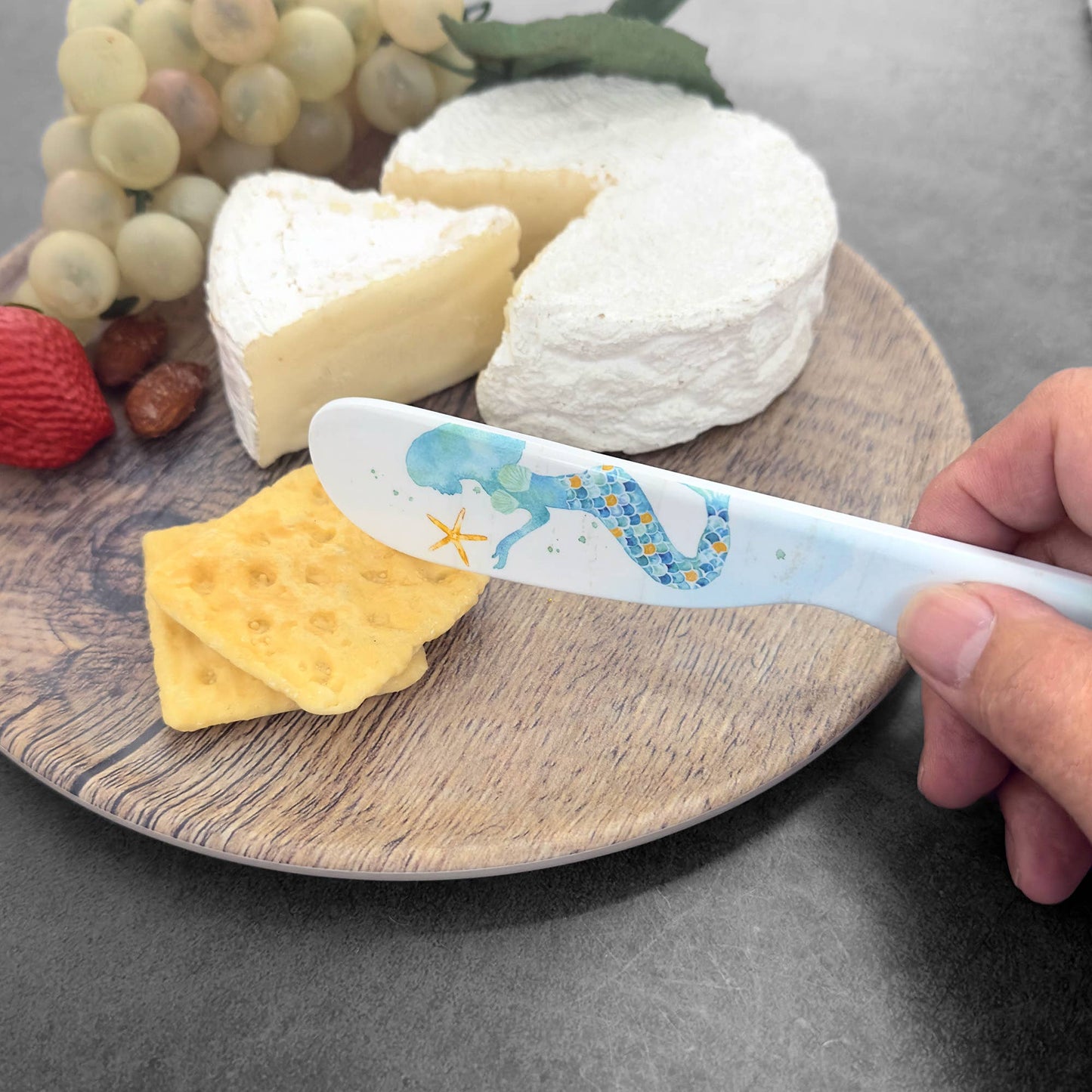 Mermaid Melamine Cheese Spreader