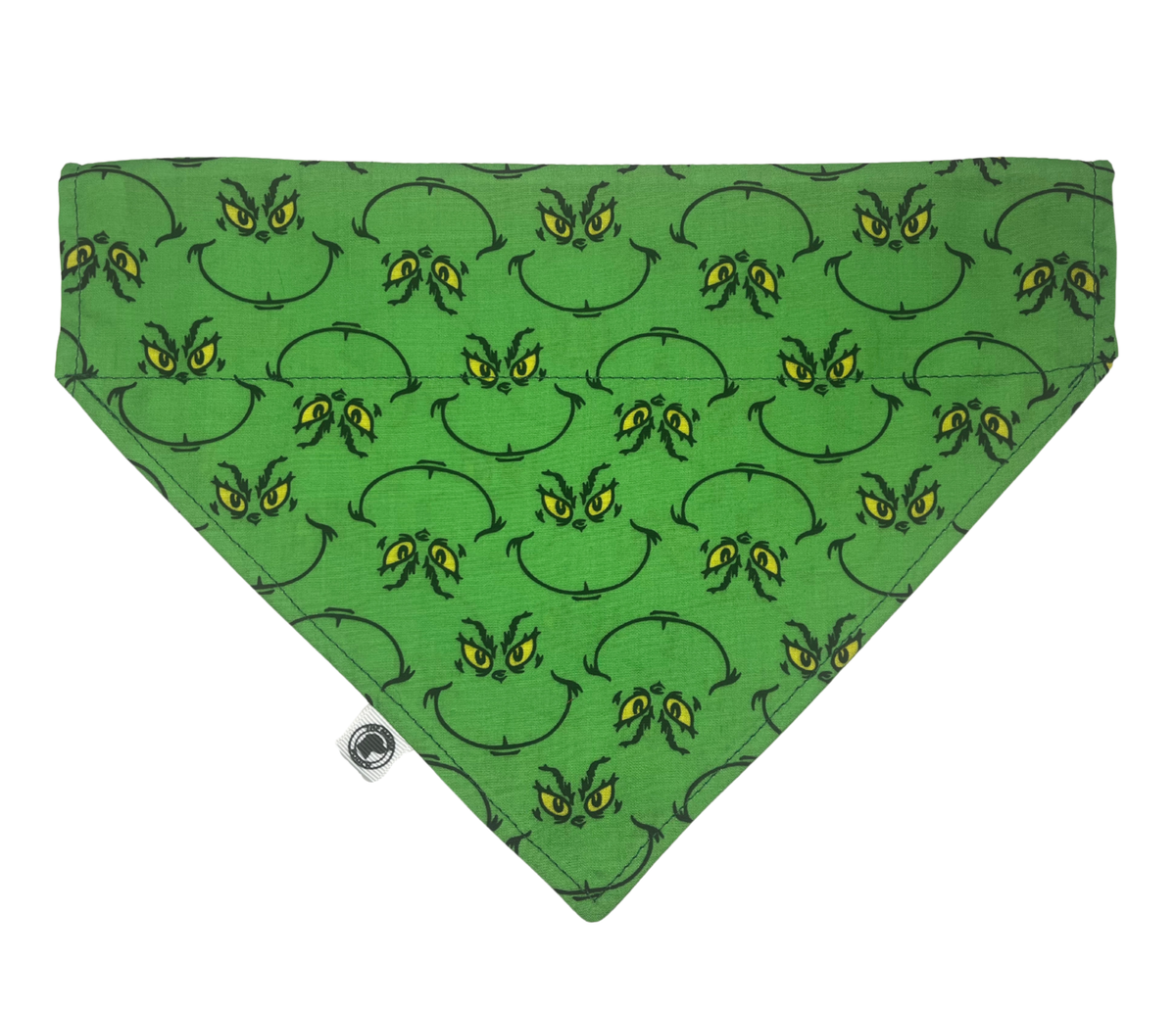 The Grinch Slip on collar bandana