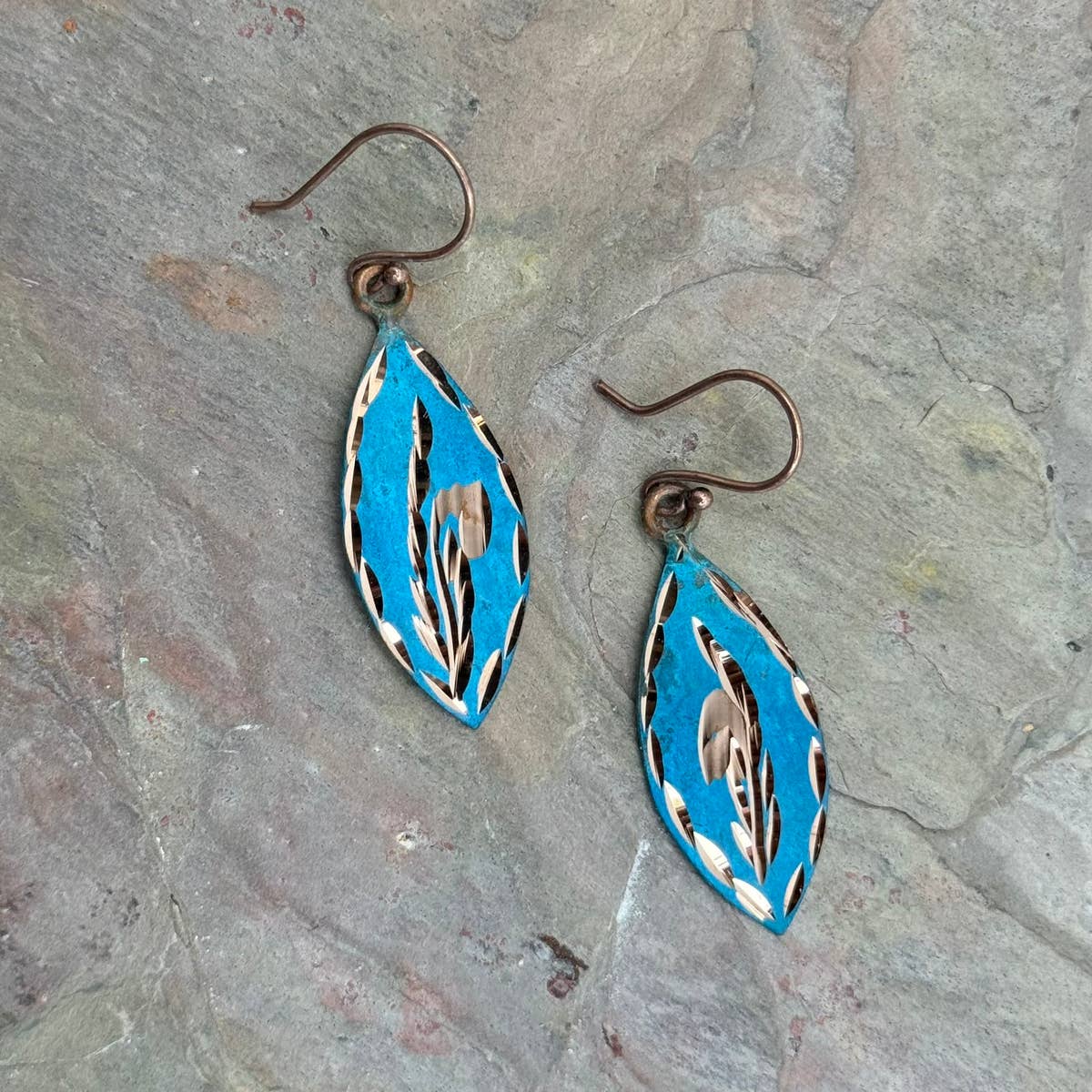 Patina Turquoise Breeze Earrings