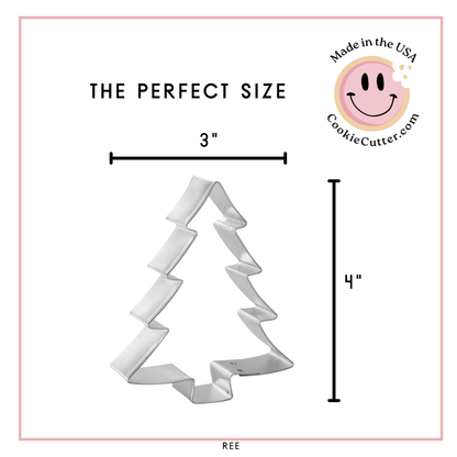 Christmas Tree Cookie Cutter 3.75"