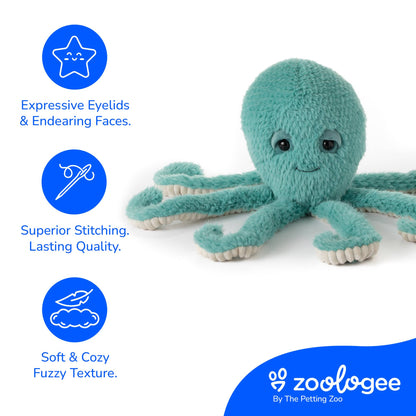 14" (36cm) Sea Fuzzlez Octopus