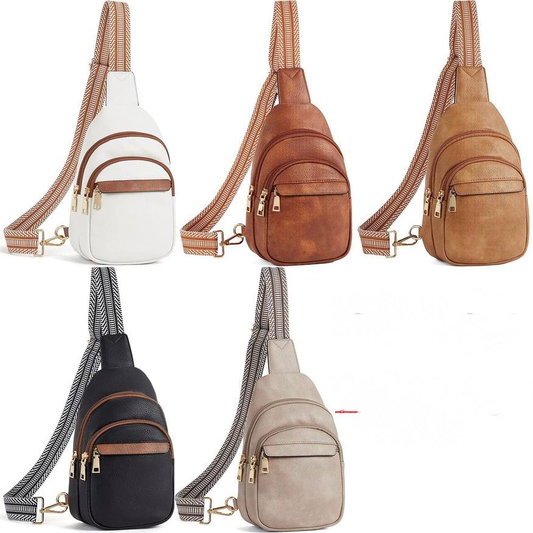 Larissa Sling Bag with Zipper Details