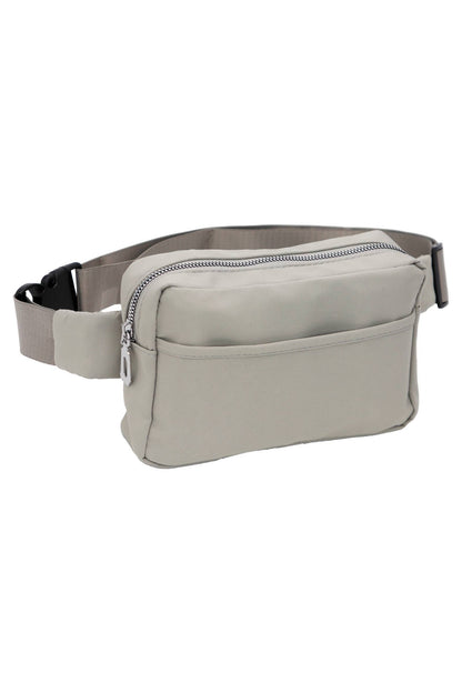 Minimal Matte Neutral Solid Belt Bag Fanny Pack