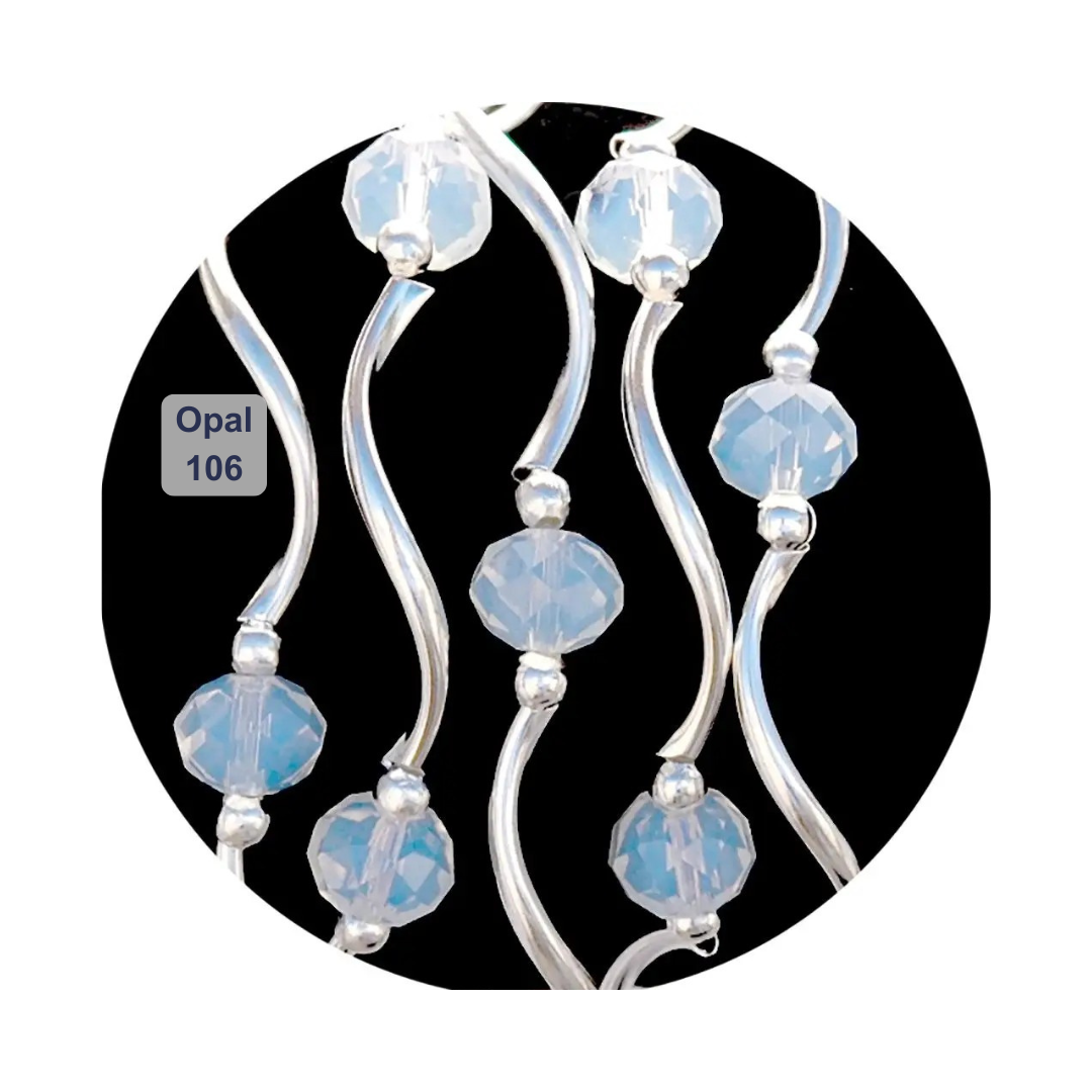 Classic Crystal Beaded Stretch Bracelets