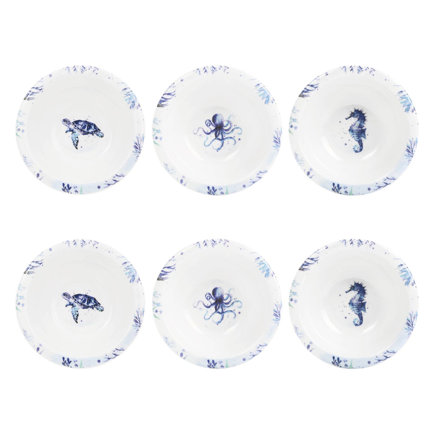 Indigo Blue Seas Life 3 3/8" Mini Bowl