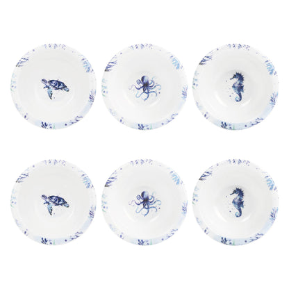 Indigo Blue Seas Life 3 3/8" Mini Bowl
