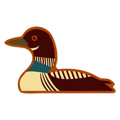 STICKERS Common Loon, Geometric
