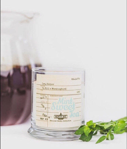 Mint Sweet Tea / To Kill a Mockingbird / book candle