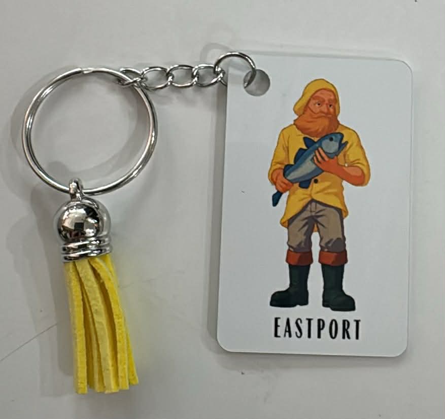 Maine Themed Keychains w/Tassel
