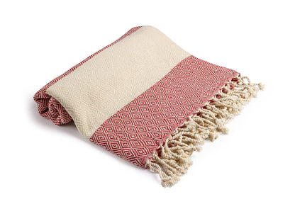 Aegean Concept Turkish Beach Towel, Quick-Dry, Baby Blue