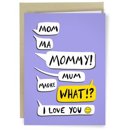 Mom Ma Mommy!