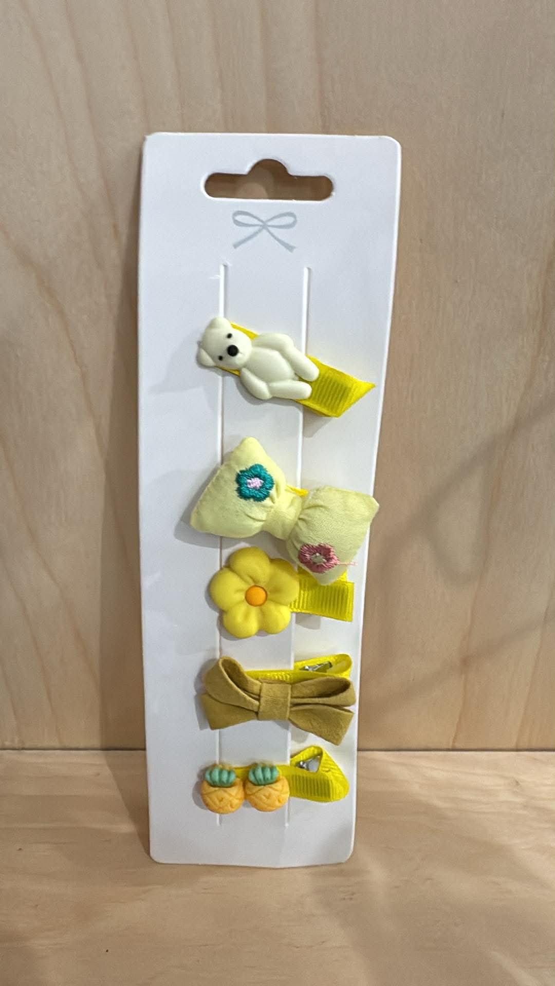 5-Pack Toddler Cute Alligator Clip Set For Girls