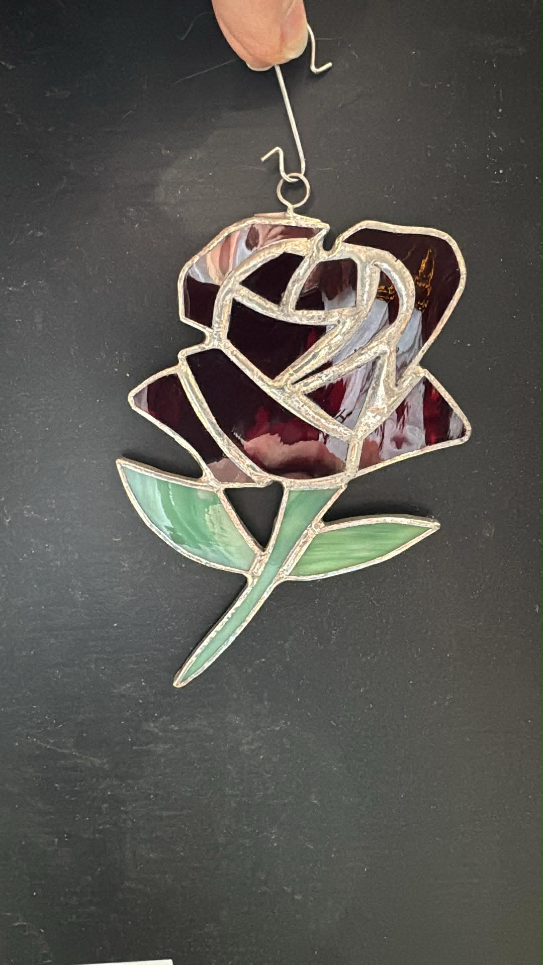 Cliff Rose Stained Glass
