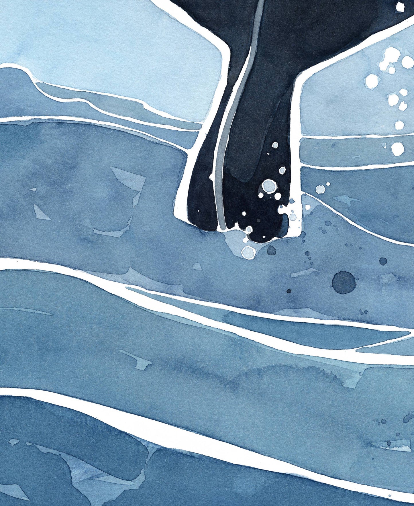 Whale Tail Art Print