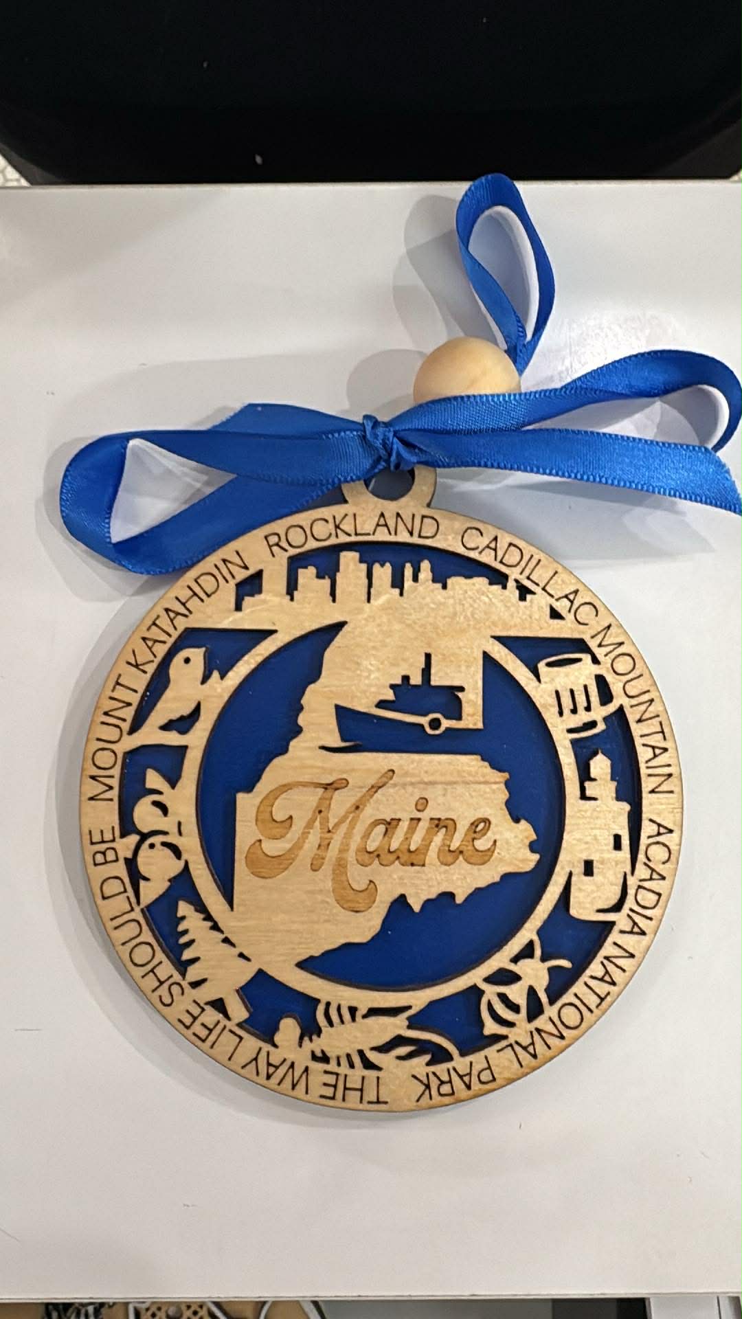 Maine Wood Ornaments