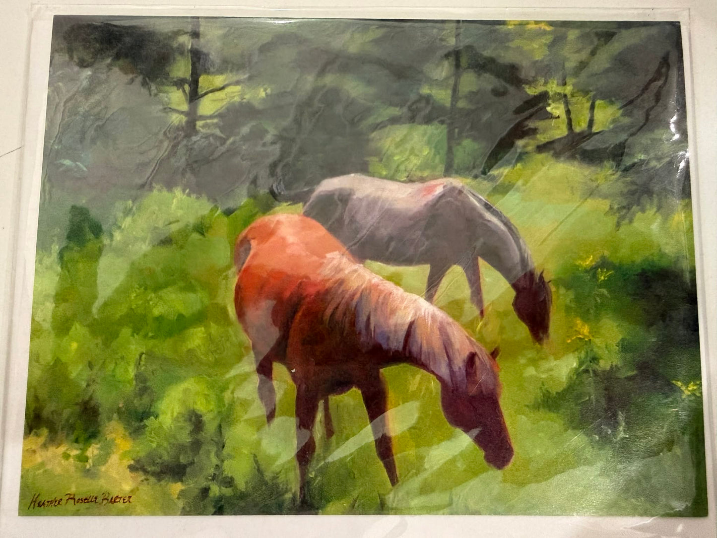 Heather Roselle Barter Fine Art - Grazing Amid The Goldenrod