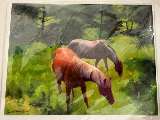 Heather Roselle Barter Fine Art - Grazing Amid The Goldenrod