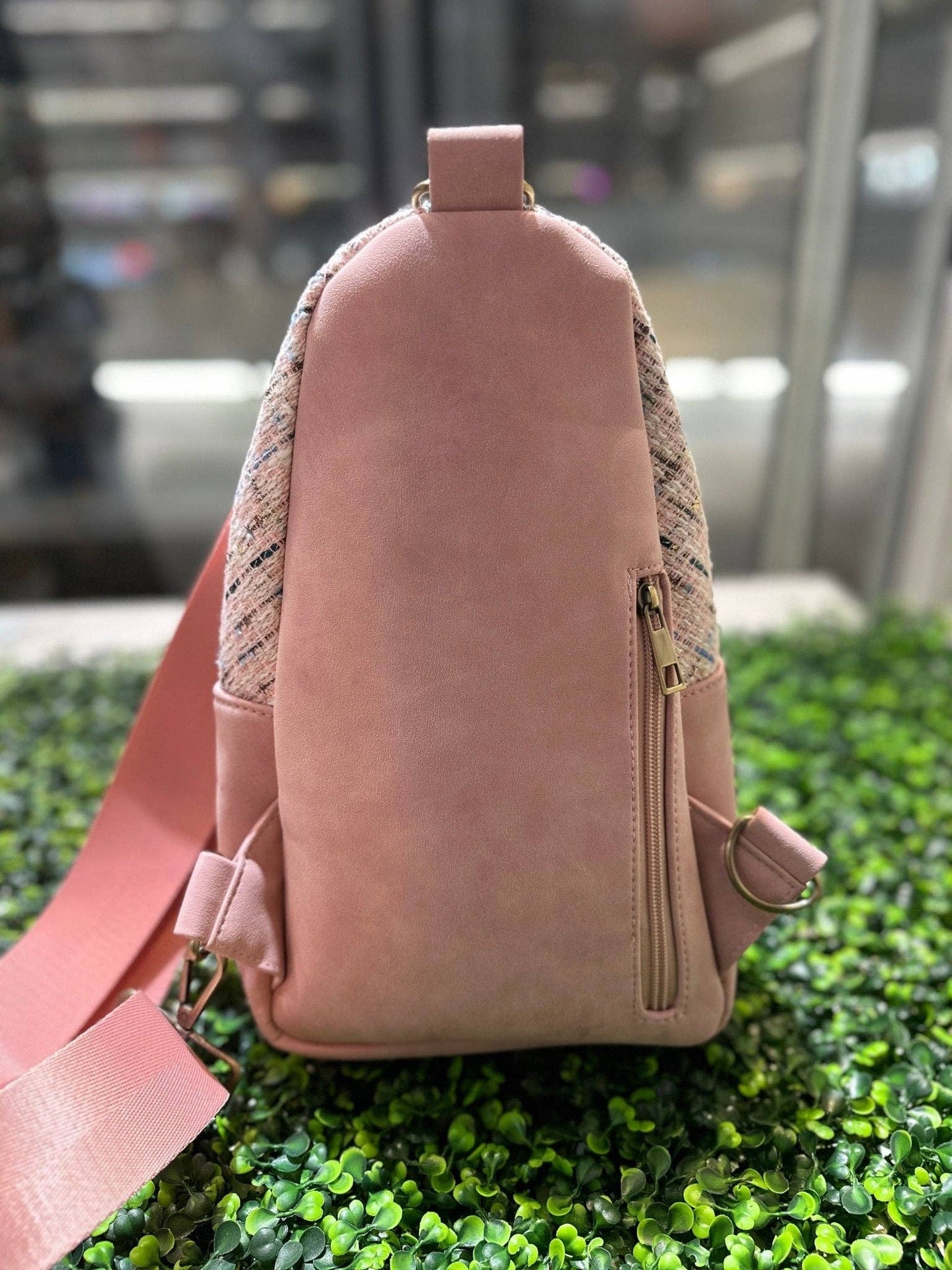 Tweed Sling Bag