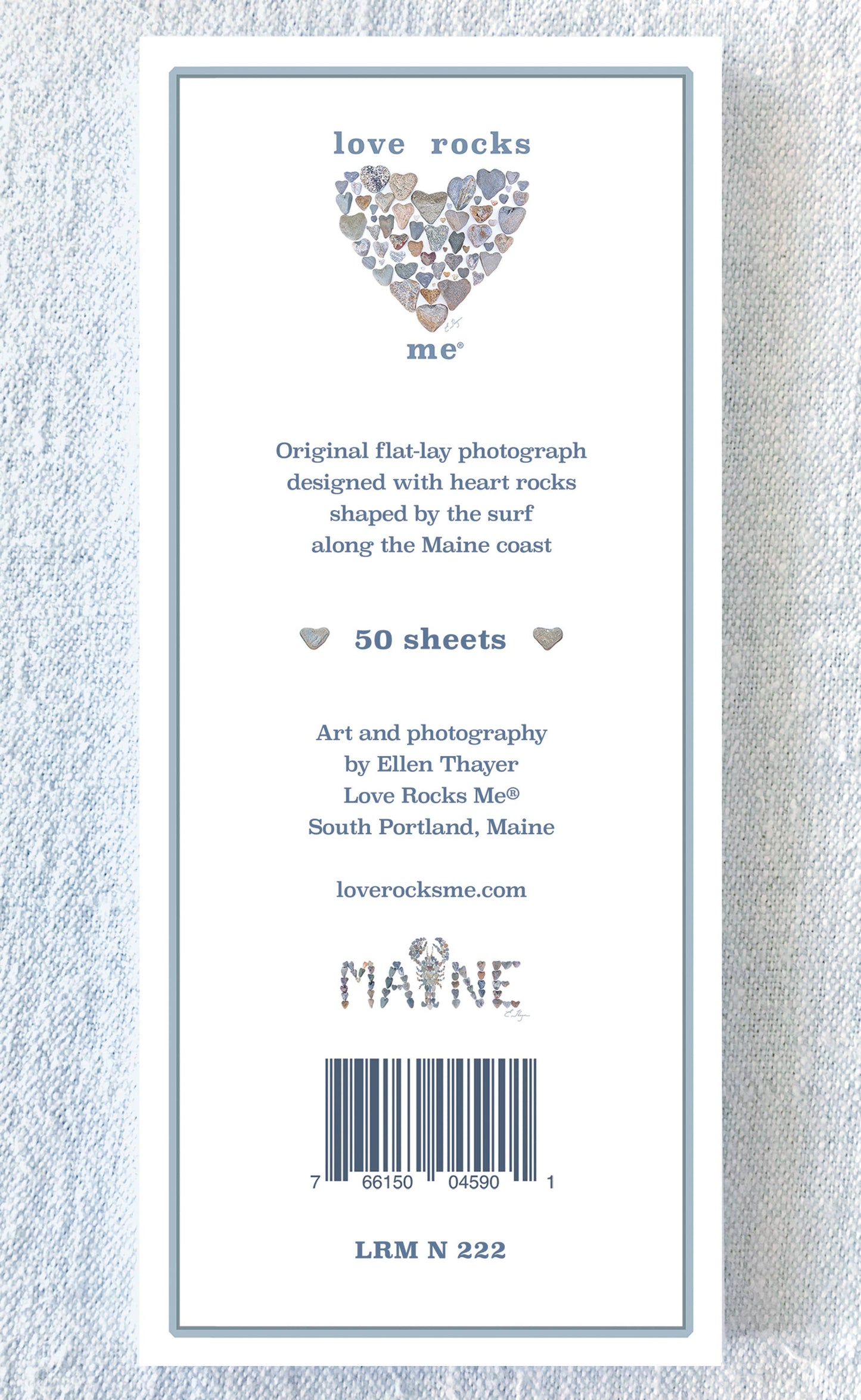 Destination | Maine with lobster notepads
