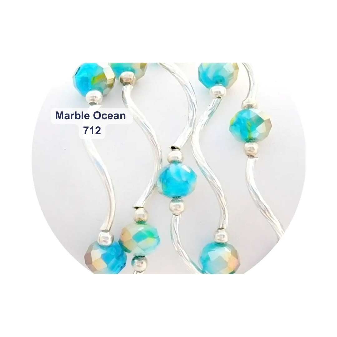 Classic Crystal Beaded Stretch Bracelets