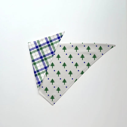 Maine Original Flag Reversible Dog Bandana