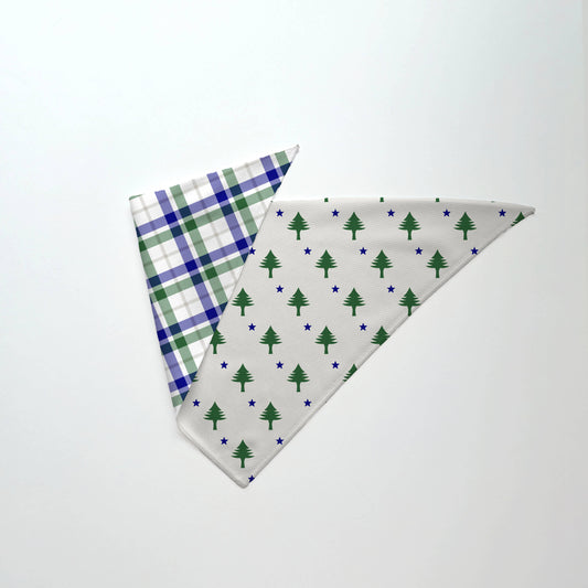 Maine Original Flag Reversible Dog Bandana