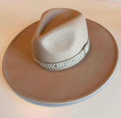 Women Boho Style Felt Fedora Hat