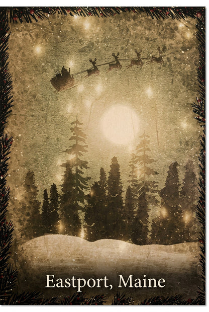 1920's Christmas -Eastport, Maine Ornament