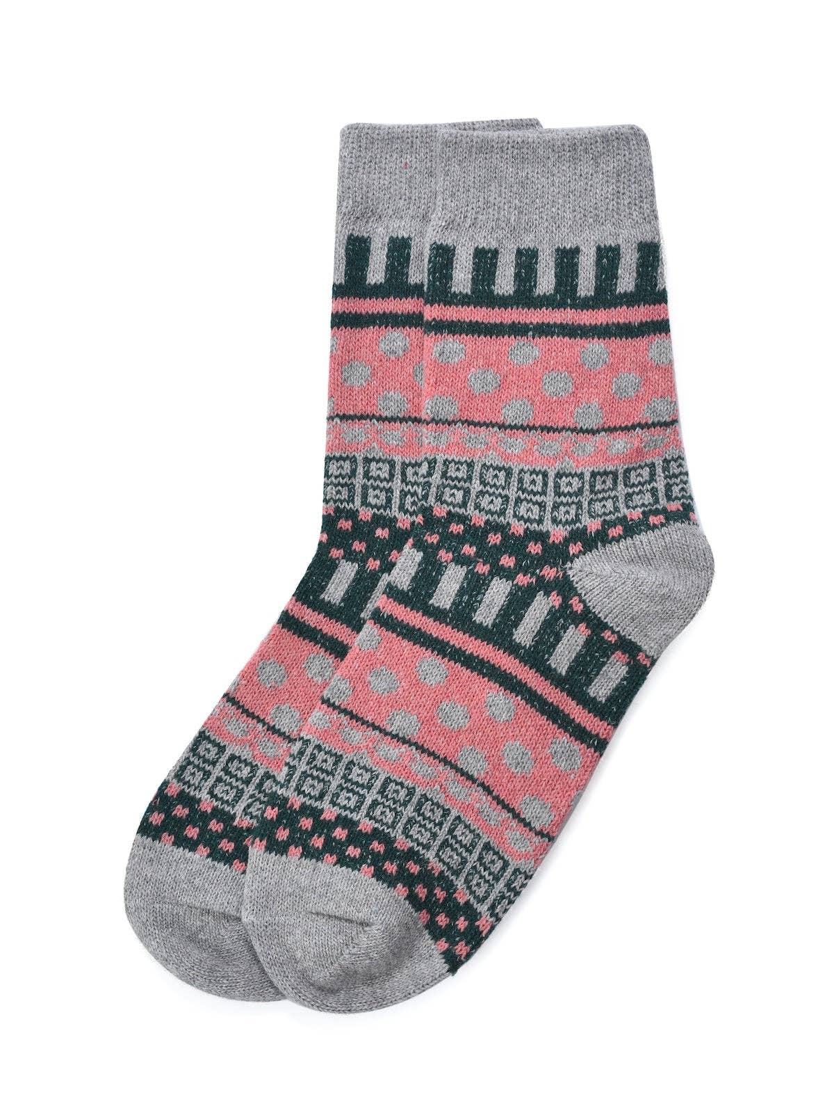 Rufia - 1 Pair of Bohemian Wool-Blend Socks