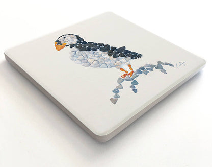 Coastal coasters | Puffin coasters