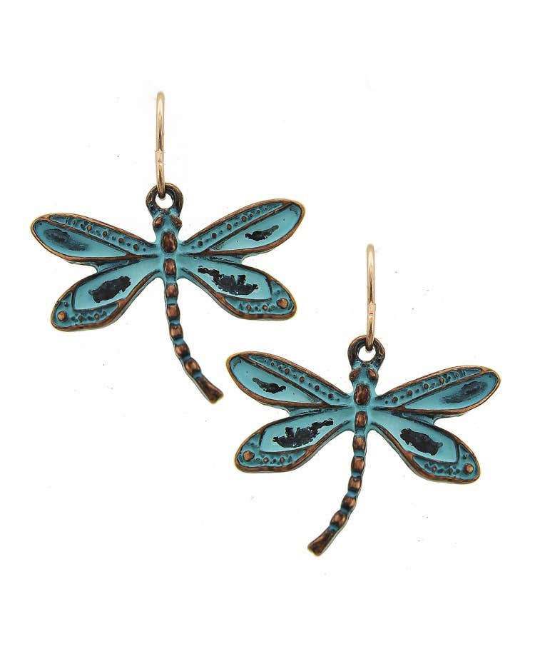 Glitter Dragonfly Earrings