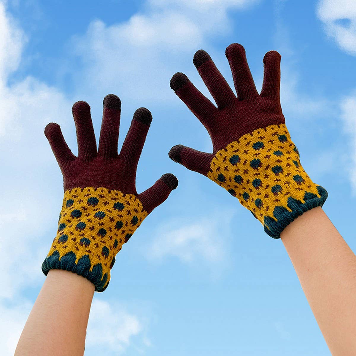 Cute Knit Gloves for Women  Touchscreen