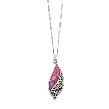 Pendant Necklace 17" Abalone Shell Beach Jewelry